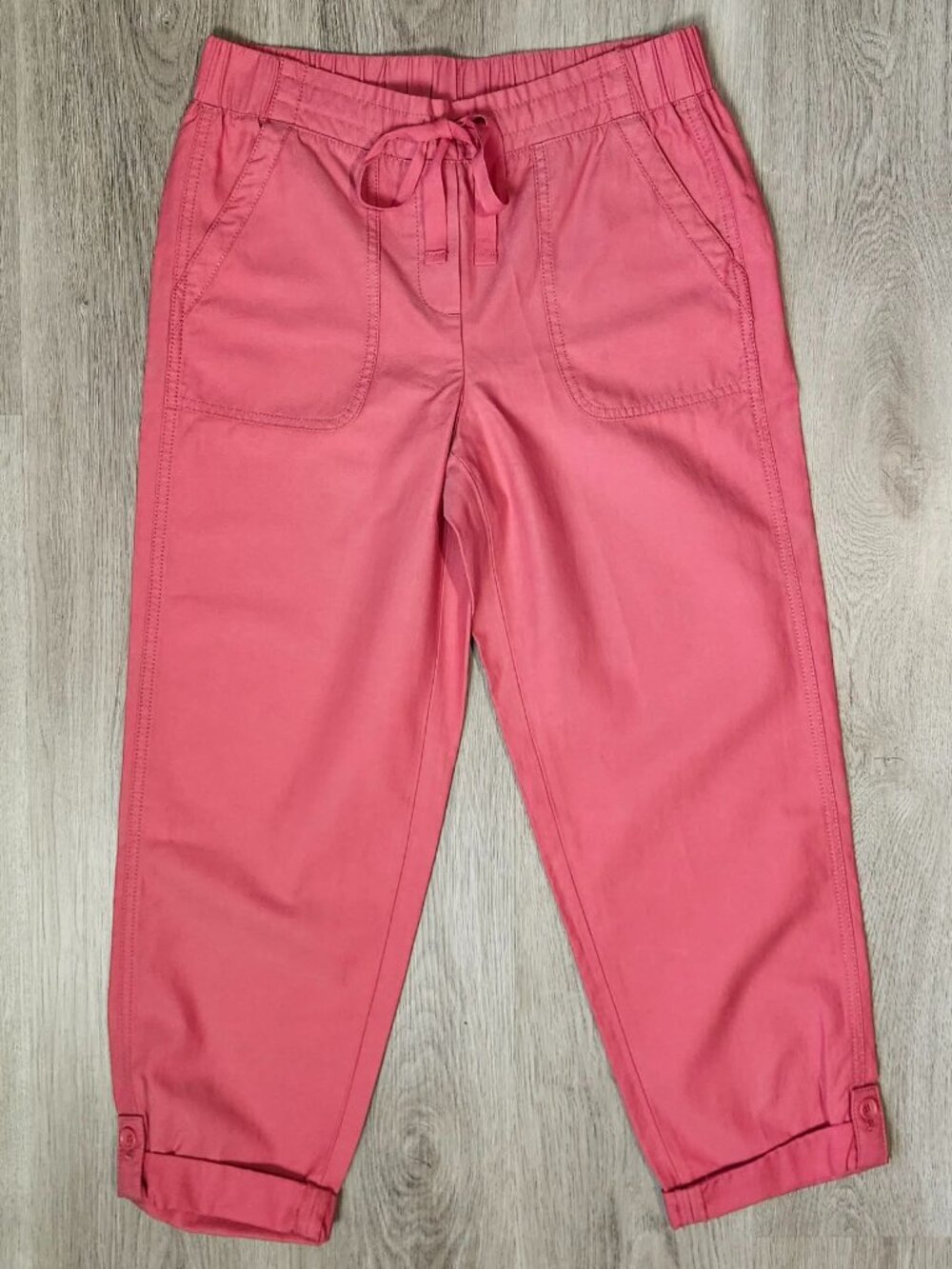 Talbots Pull-on Pants Coral size 2 Workleisure nwt - Picture 3 of 10